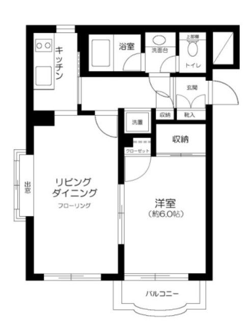 杉並区桃井２丁目の賃貸マンションの間取り