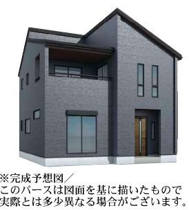 リーブルガーデン．Ｓ　熊谷久下４丁目　の完成予想図|１号棟完成予想図