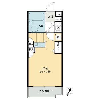 ローズガーデン３６番館の間取り