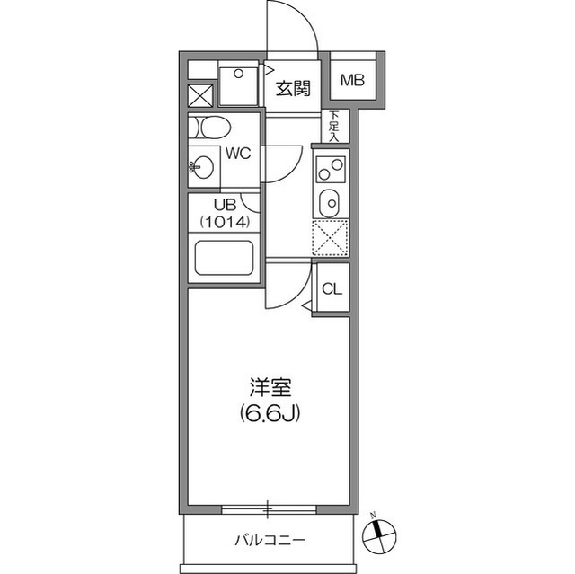 ガーラプレイス八幡山壱番館の間取り
