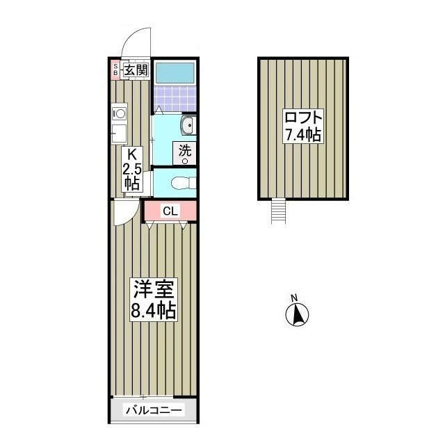 パルトネール千歳船橋の間取り
