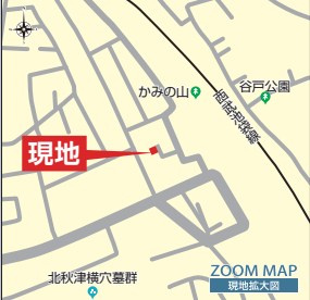 仲介手数料無料　所沢市上安松・新築全1棟の地図