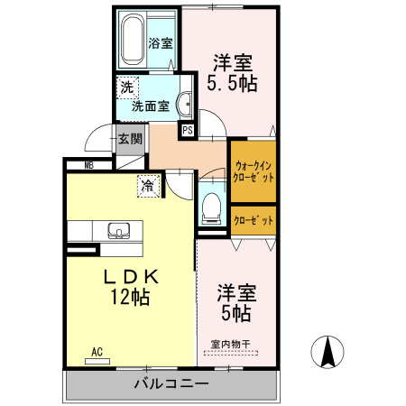 【間取り】 | ラビエール南松永