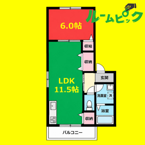 LOGEMENT　名古屋市賃貸　仲介手数料無料の間取り