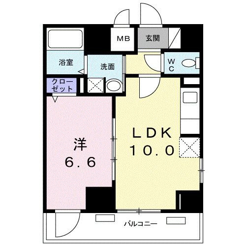 アビタ・ヴァンの間取り|間取りです。