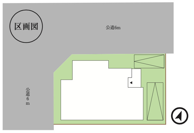 ノーブル北上尾の区画図