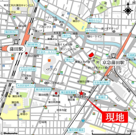 LOTUS　KAMATA（ロータスカマタ　の地図