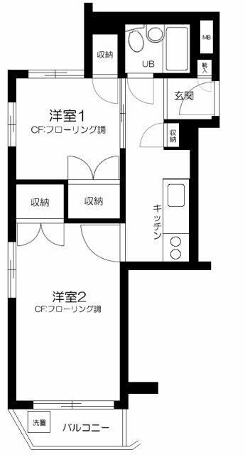 ワコーレ蒲田Ⅰの間取り