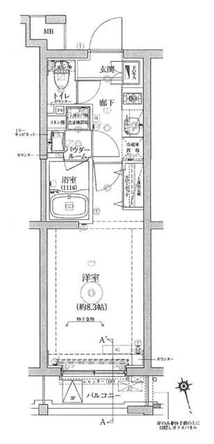 ベルシード椎名町の間取り