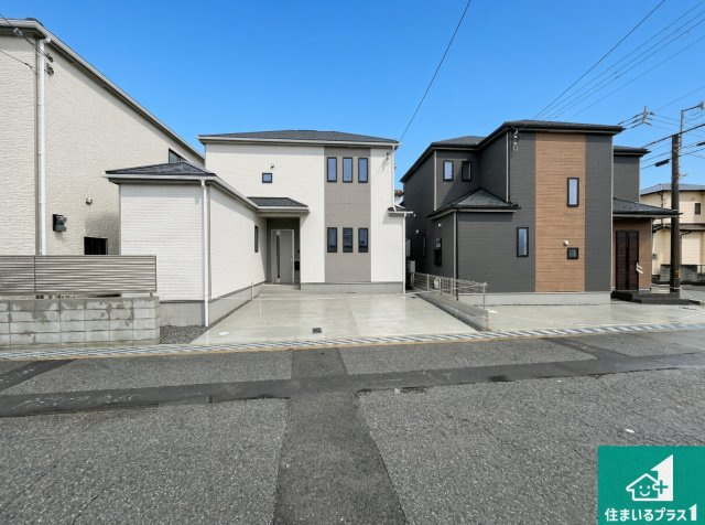 明石市魚住町西岡　第1期　新築一戸建ての外観|安心の10年保証！外観を美しく保ち、雨水で汚れを落とします！気になることがありましたら、お気軽にお問い合わせください！
