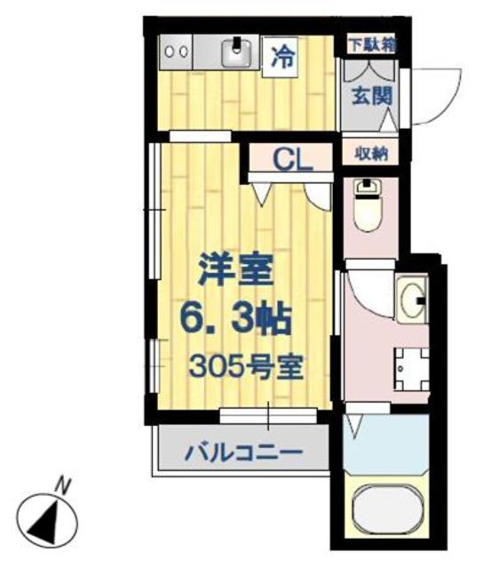 SOUTH高輪 の間取り