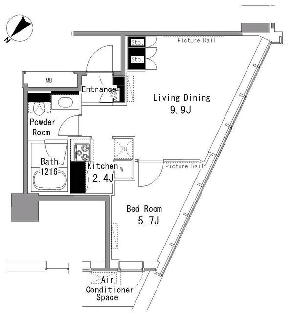 ＭＹ　ＴＯＷＥＲ　ＲＥＳＩＤＥＮＣＥの間取り