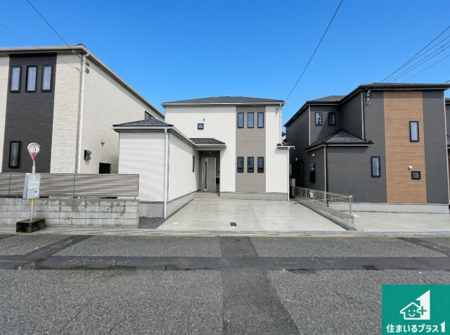 明石市魚住町西岡　第1期　新築一戸建ての外観|安心の10年保証！外観を美しく保ち、雨水で汚れを落とします！気になることがありましたら、お気軽にお問い合わせください！