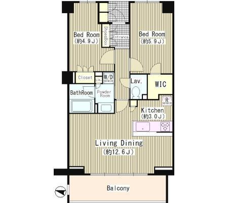 ＯＡＳＥ用賀ＷＥＳＴの間取り