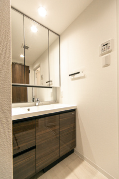 パークトトロス　０１の洗面所|※写真は同タイプ住戸です。