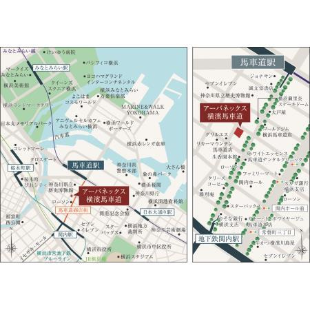 アーバネックス横濱馬車道の地図