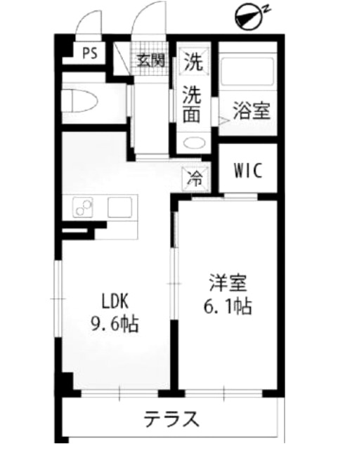 ウエストヒルズの間取り