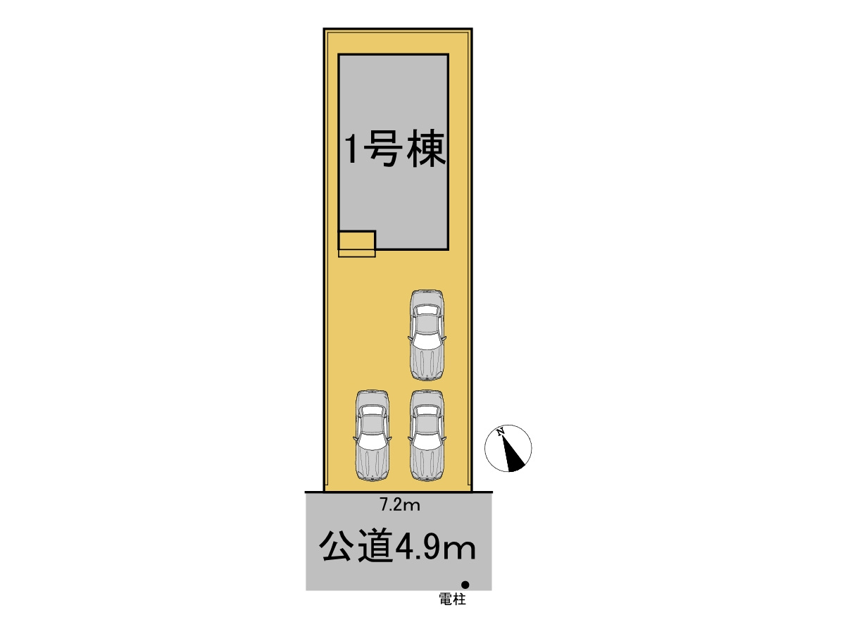 クワイエ　岐阜市池ノ上町第1　全1区画分譲の区画図|■区画図
■YAMADA電機の　ヤマダ不動産　株式会社リライフ　
いつでもお問合わせ下さい。
