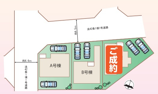 明石市魚住町西岡　第1期　新築一戸建ての区画図|全3区画