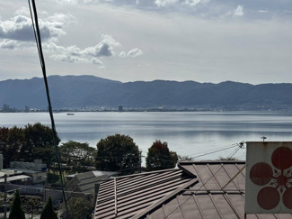 【展望】 | 下諏訪町北高木 中古住宅③ | お部屋から諏訪湖が見えます！