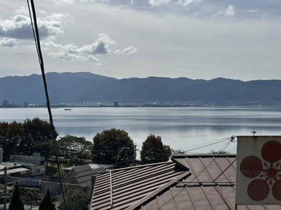 【展望】 | 下諏訪町北高木 中古住宅③ | お部屋から諏訪湖が見えます！
