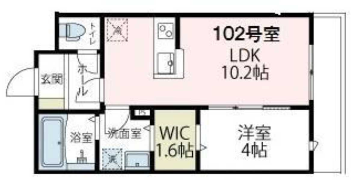 ラルーチェ綱島の間取り