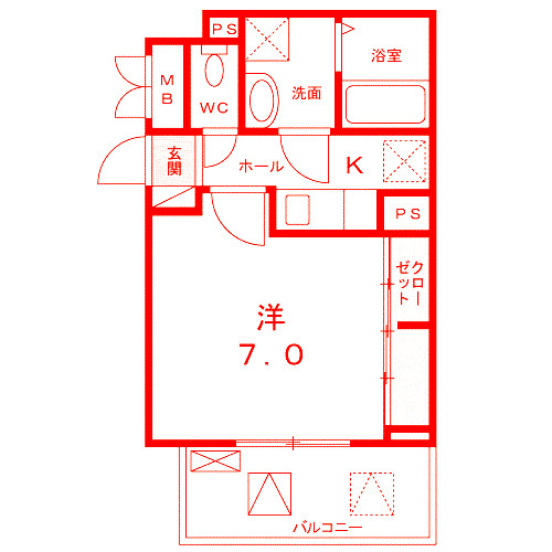 ヴィラージ 櫻の間取り