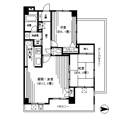 パークヒルズ武蔵小杉の間取り