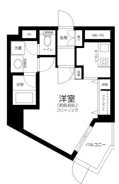 ルシェール赤坂の間取り