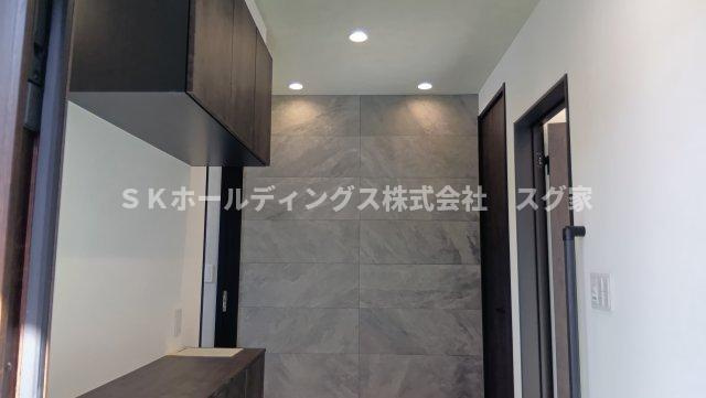 綾部市岡町新築戸建て住宅の玄関