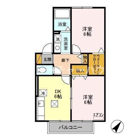 Ｄ＆Ｋ壱番館の間取り