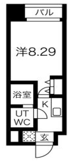 【間取り】 | サンヴィラ都島北通