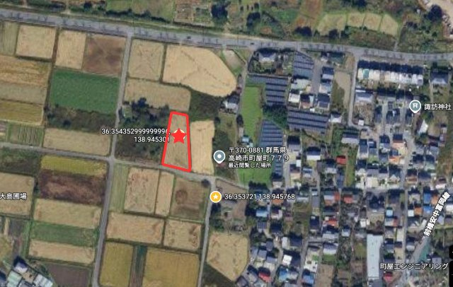 [農地]高崎市町屋町769(青地)