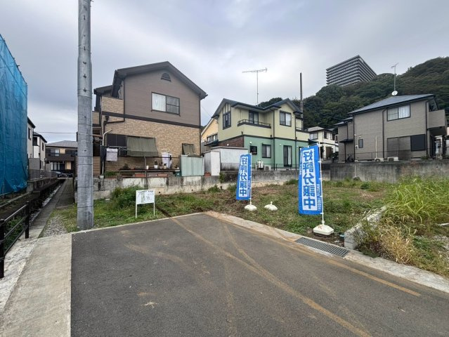 大井町金子全8区画の前面道路含む現地写真