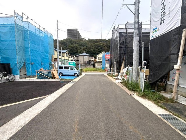 大井町金子全8区画の前面道路含む現地写真