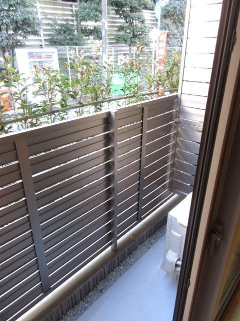 クリザンテム中幸町のバルコニー
