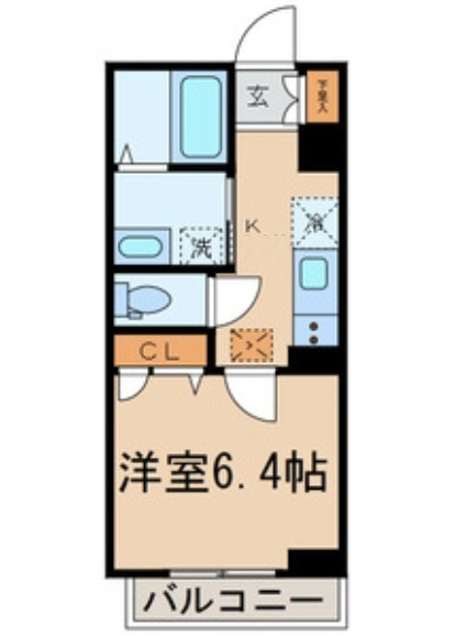 オデオンの間取り|間取りです。