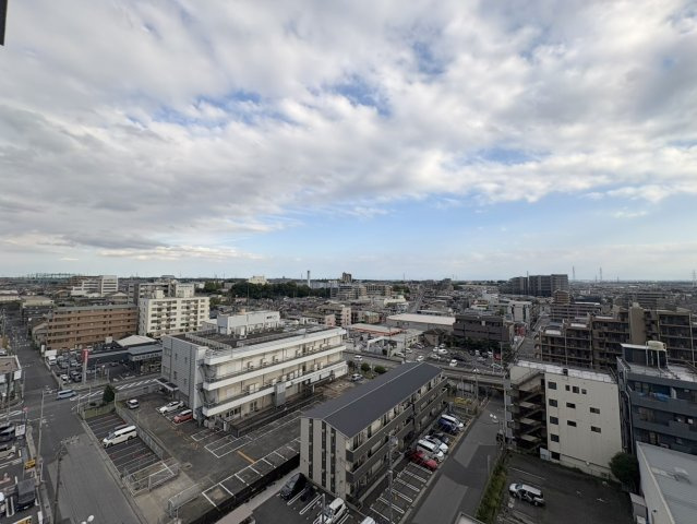 ライオンズマンション蘇我駅前の展望|バルコニーからの眺望◆花火が望めます