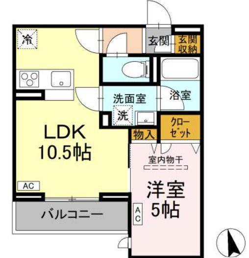 【間取り】 | Gloire立川富士見町