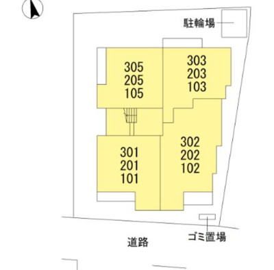 【区画図】 | Gloire立川富士見町