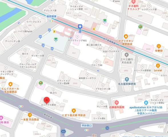 島田が丘事務所の地図