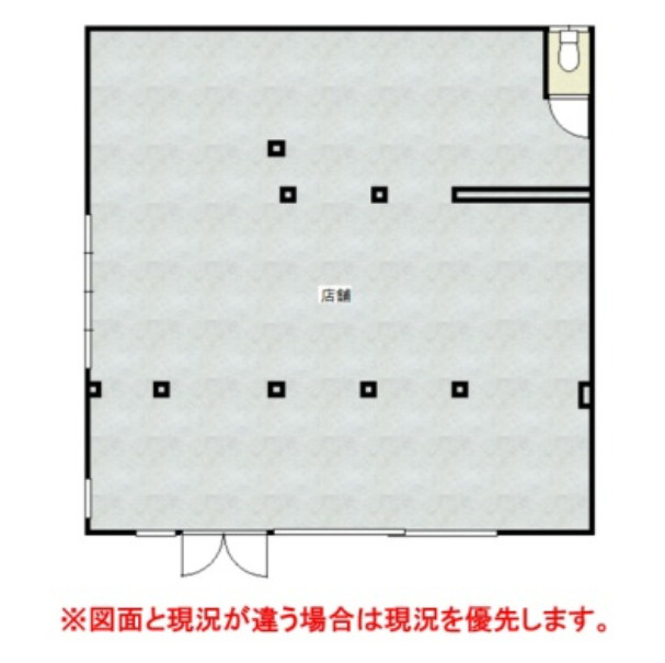登別市新生町3丁目10-10テナントの間取り