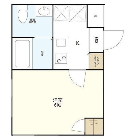 ウェルスクエアイズム三軒茶屋の間取り|間取りです。