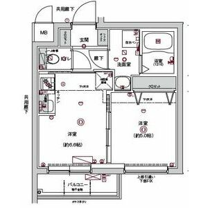 クレストタップ京都丹波口の間取り