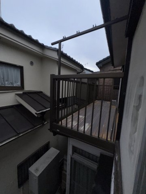 【バルコニー】 | 埼玉県蓮田市黒浜字日野手 | お洗濯にも便利なバルコニー付き