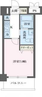 【間取り】 | ＬａＳａｎｔｅ立川 | 間取りです。