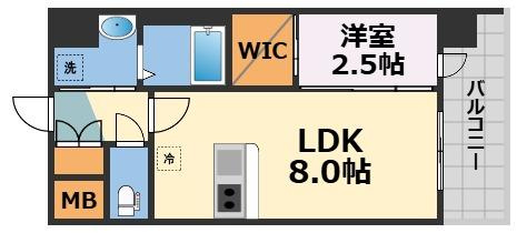 セレニテ南堀江エクラの間取り