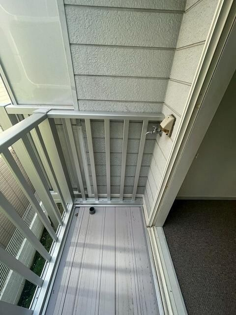 ロフト新座のバルコニー