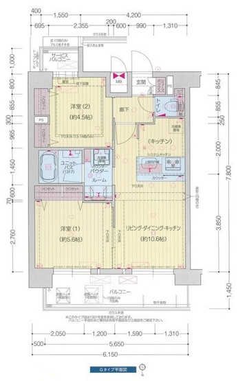 【間取り】 | プレサンス堺筋本町エグゼブラン
