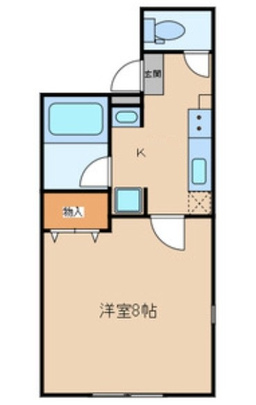 スクエアコートの間取り|間取りです。